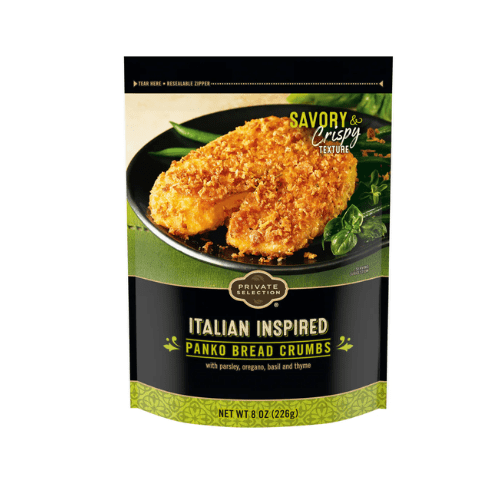Private Selection Italian Inspired Panko Bread Crumbs Savory Crispy 8 oz, 2 Pack