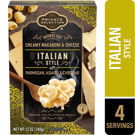 Private Selection Italian Style Parmesan Asiago & Cheddar Macaroni and Cheese 12 oz - Pack of 1