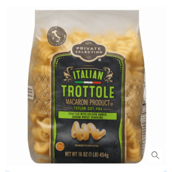 Private Selection Italian Teflon Cut Trottole Macaroni Pasta 16oz - 3 PACK