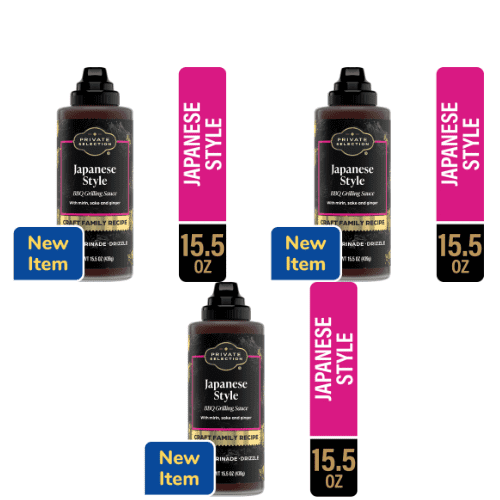 Private Selection Japanese Style BBQ Grilling Sauce, 15.5 oz ,3 Pack