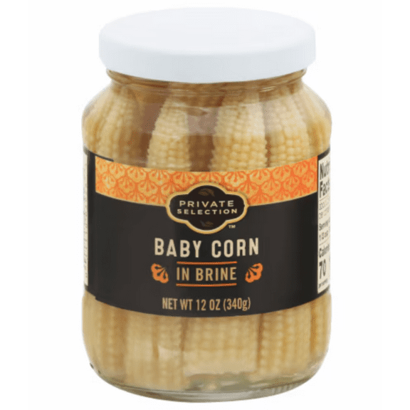 Private Selection Jarred Baby Corn in Brine -- 12 oz