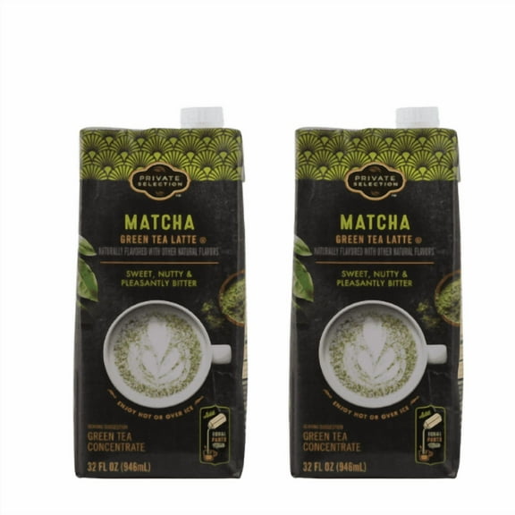 Private Selection Matcha Green Tea Latte Concentrate 2pk 32 fl oz