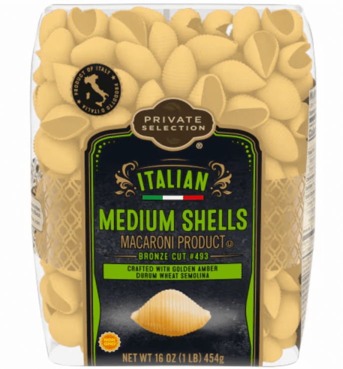 Medium Shell Pasta Private Selection Medium Pasta Shells -- 16 oz - Walmart.com