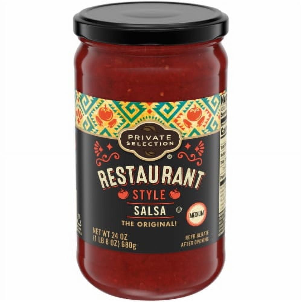 Private Selection Restaurant Style Salsa Medium Original 24 oz