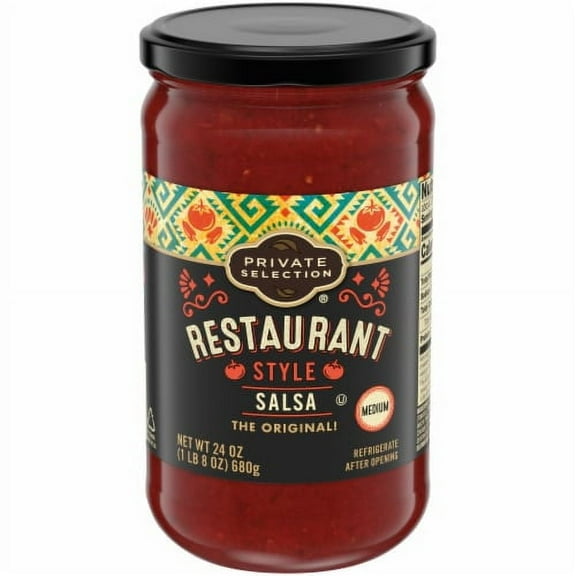 Private Selection Restaurant Style Salsa Medium Original 24 oz
