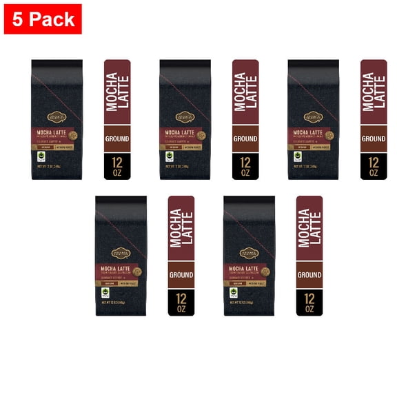 Private Selection Mocha Latte Medium Roast Ground Coffee 12 oz - 5 Pack