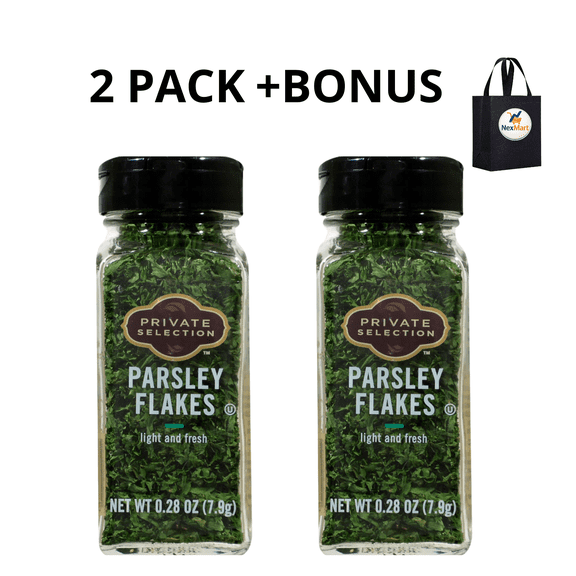 Private Selection Parsley Flakes Shaker 0.28 oz (7.9g) , 2 Pack + Bonus