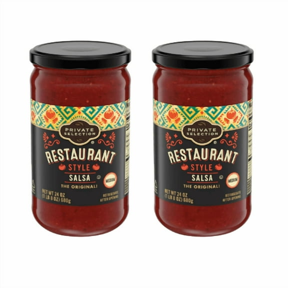 Private Selection Salsa Restaurant Style Medium 2 Pack 24 Oz