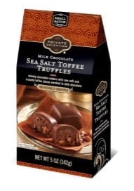 Private Selection Sea Salt Caramel Chocolate Variety Pack - Dark & Milk Chocolate Truffles, 6 Count