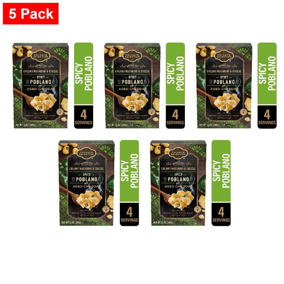 Private Selection Spicy Poblano with Aged Cheddar Macaroni and Cheese 12 oz - 5 Pack