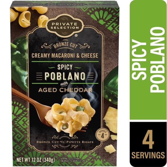 Private Selection Spicy Poblano with Aged Cheddar Macaroni and Cheese