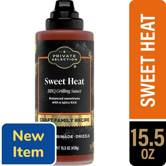 Private Selection Sweet Heat BBQ Grilling Sauce 15.5 oz - Pack of 1