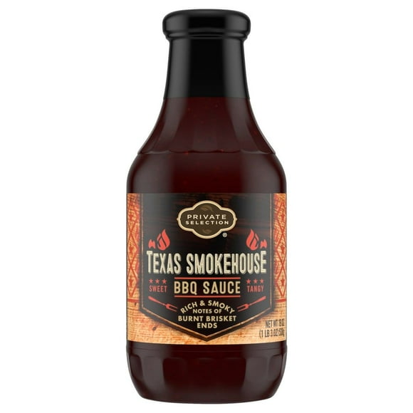 Private Selection Texas Smokehouse BBQ Sauce 19 oz - Pack of 1