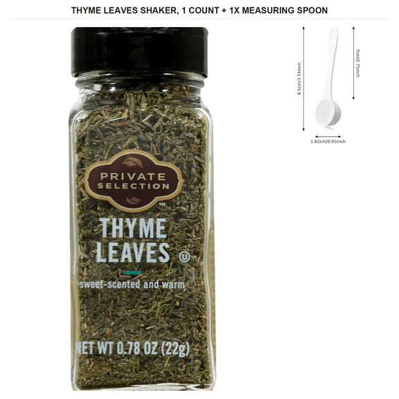 Private Selection Thyme Leaves Shaker, 0.78 oz with 1x Measuring Spoon