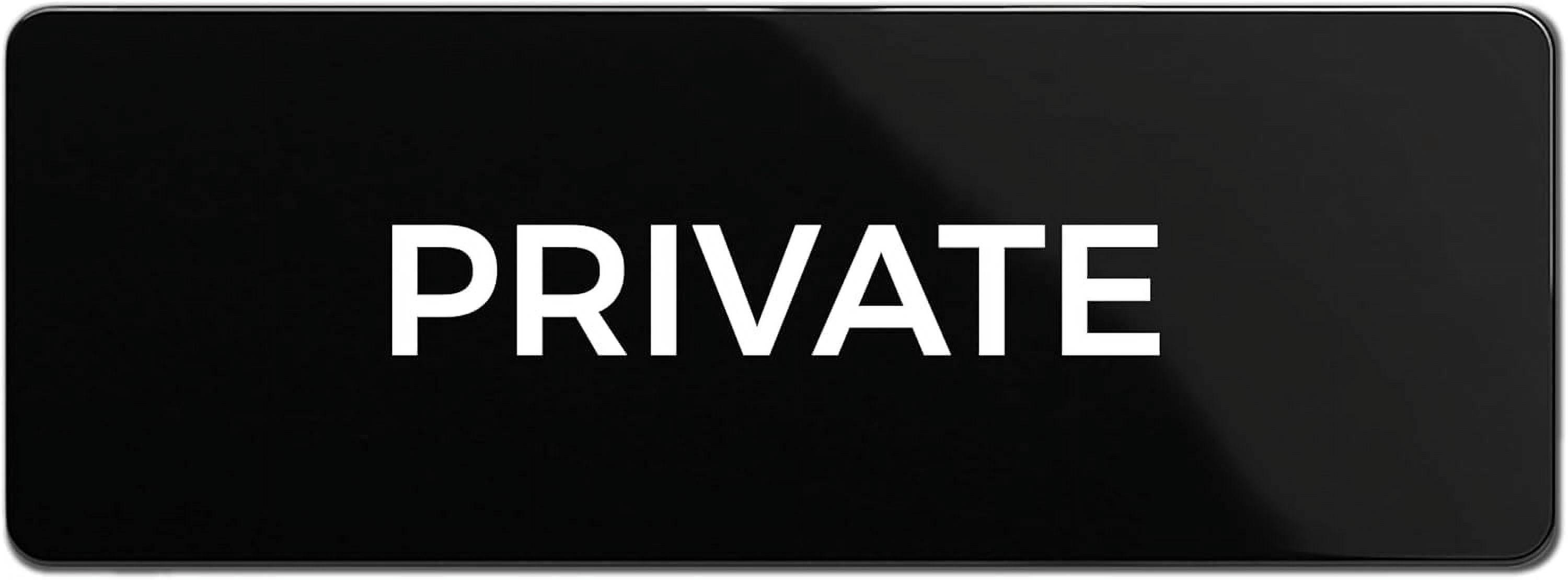 Privacy Vertical Sign Privacy Sign