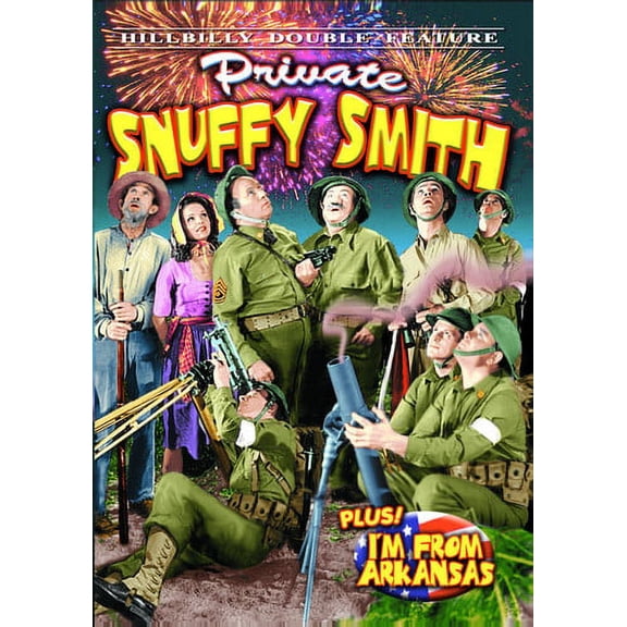 Private Snuffy Smith & I'm From Arkansas (DVD), Alpha Video, Comedy