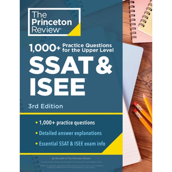 Pre-Owned 1000+ Practice Questions for the Upper Level SSAT & ISEE, 3rd Edition: Extra Preparation for an Excellent Score (Paperback) 0593517377 9780593517376