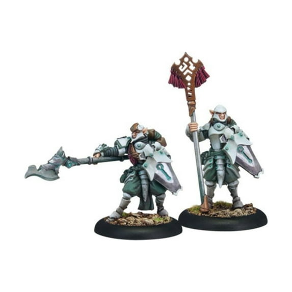 Privateer Press Houseguard Halberdier Officer & Standard - Unit Attachment New