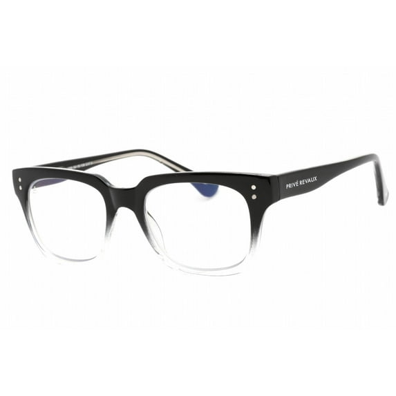 Prive Revaux Jack Caviar Black/Crystal Men's Full Rim Eyeglasses