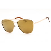 Prive Revaux THE HOUSTON/S 0J5GHE 57mm Aviator Sunglasses Womens Gold
