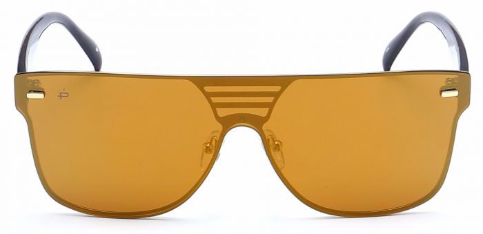 Rounded Frame Large Rockstar Sunglasses - Nuclear Waste