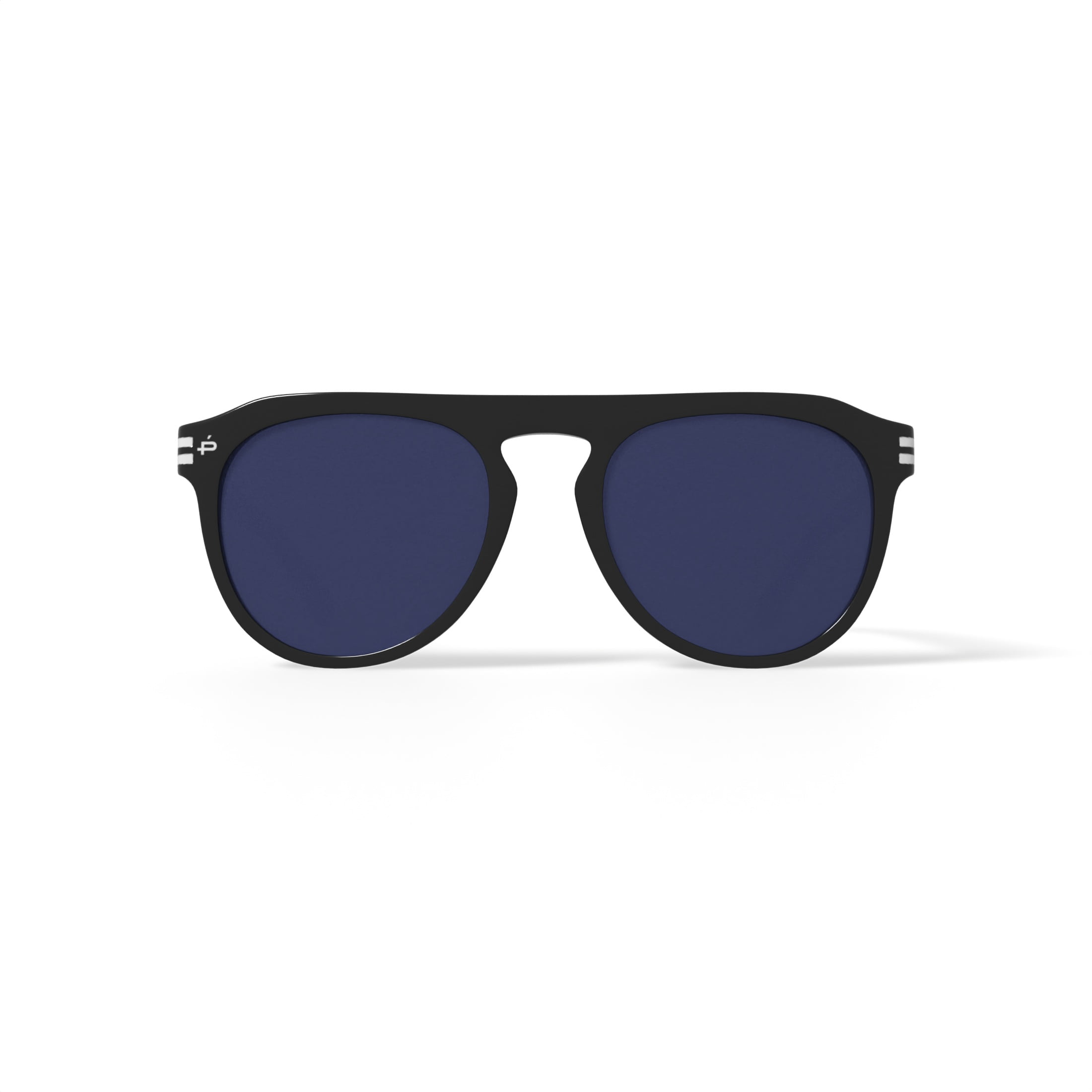 Prive Revaux Unisex Rx'able Fashion Polarized Sunglasses,'The Bobby', Aviator, Black, 52-20-140