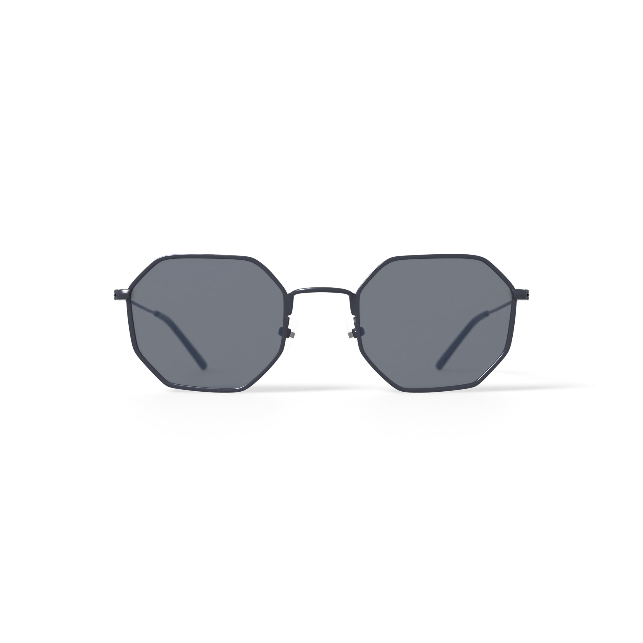 Prive Revaux Unisex Rx'able Fashion Polarized Sunglasses, 'The Heat', Metal, Silver Grey, 52-22-140