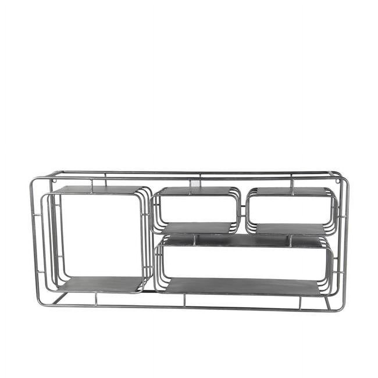 Privilege 30096 Metal Wall Shelf 4 Sections