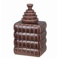 thumbnail image 1 of Privilege International  Purple Small Ceramic Jar with Lid, 1 of 2