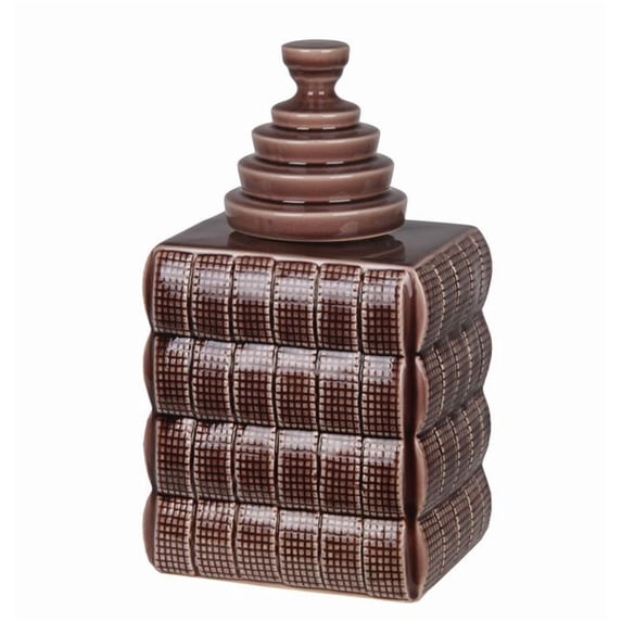 Privilege International Purple Small Ceramic Jar with Lid
