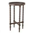 thumbnail image 1 of Privilege Round Contemporary Wood Accent Table in Acanthea Brown, 1 of 1