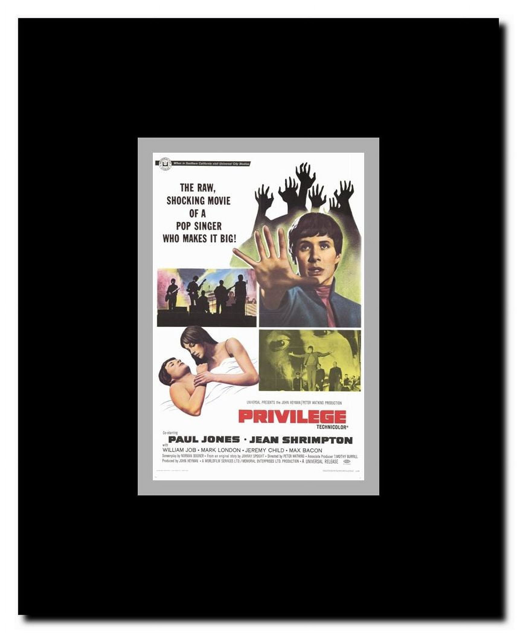 Privilege Framed Movie Poster