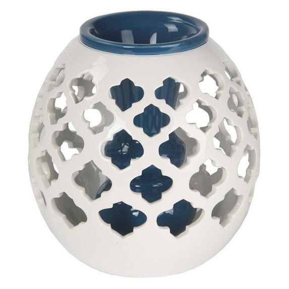 Privilege International Blue/White Ceramic Large Vase