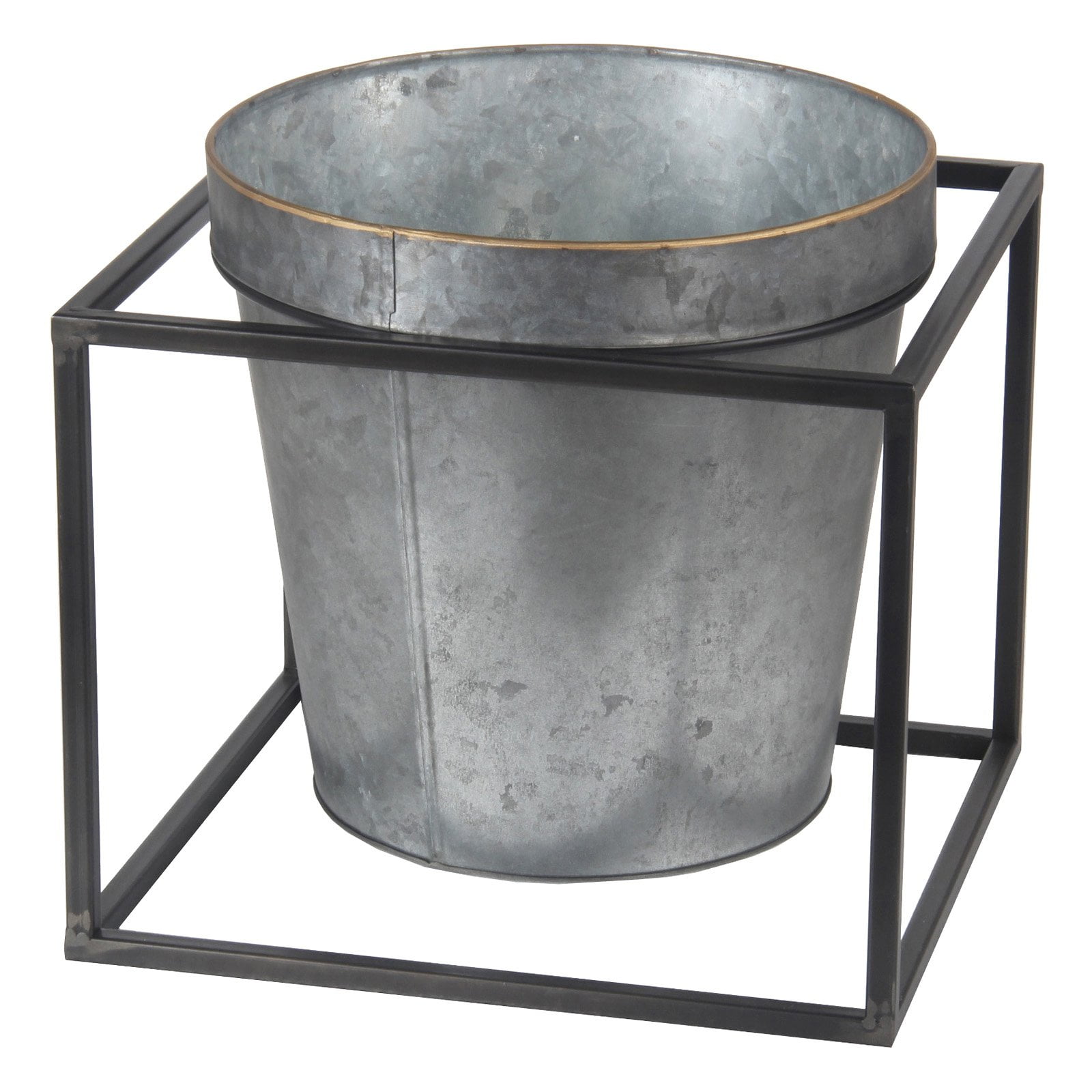 Privilege International Galvanized Garden Planter
