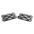 thumbnail image 1 of Privilege  Silver-tone MDF 2-pece Mirrored Tray Set, 1 of 2