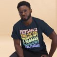 thumbnail image 1 of Privilege It Isn't Your Problem Human Rights Social Justice Graphic classic tee (Navy, L), 1 of 2