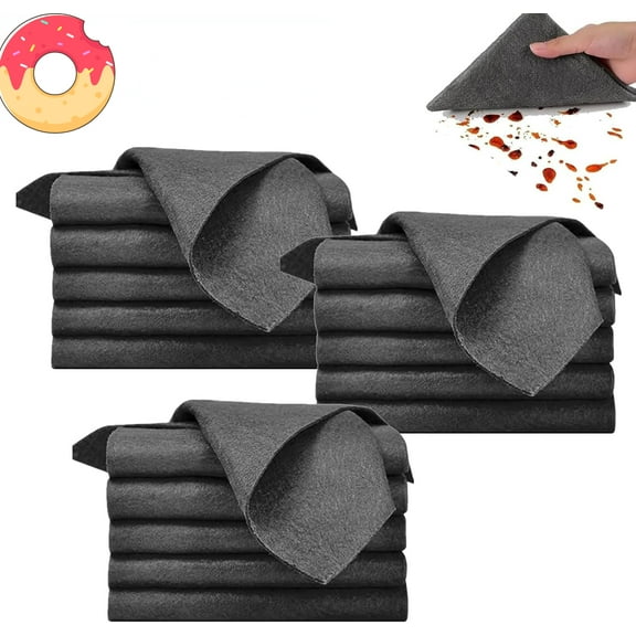 Privilege/Privilegew Magic Cleaning Cloth, 5/10/15 Counts Magic Cleaning Cloth, Reuseable Thickened Streak Free Magic Cleaning Wipes, Microfiber Cleaning Cloths for Windows Glass Car (15Pcs)