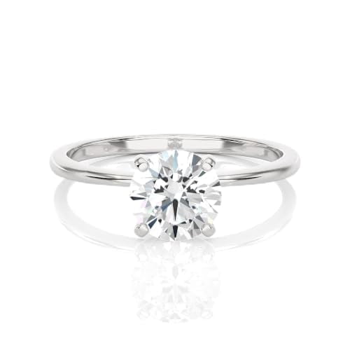 Gold Class Privosa - 3 Carat IGI Lab Grown Diamond Solitaire Ring in 14K Yellow ...