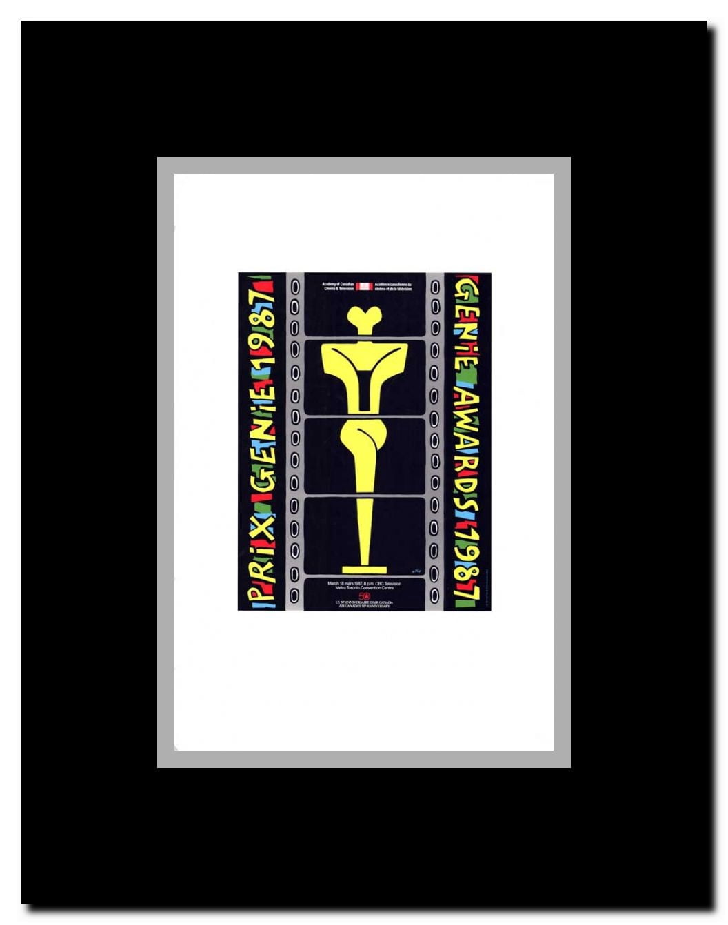 Prix Genie Awards Framed Movie Poster
