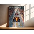 Prix Racing Race Car Motorsport Art Poster , Poster Print Only ...
