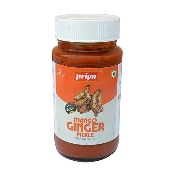 Priya Mango Ginger Pickle (No Garlic) 300g3