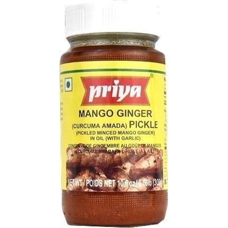 Priya Mango Ginger Pickle with Garlic 300 gm bottle