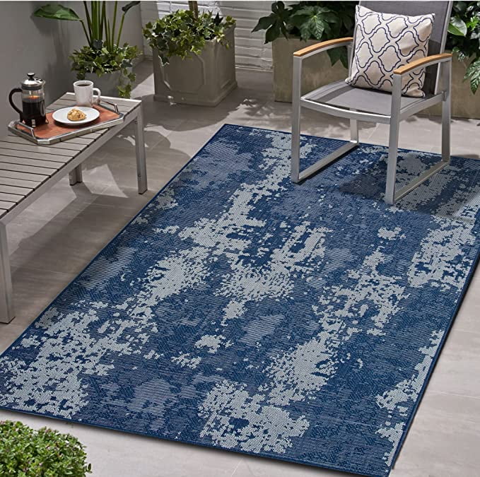 Priyate Florida Modern Abstract Outdoor Area Rugs Crafted with ...