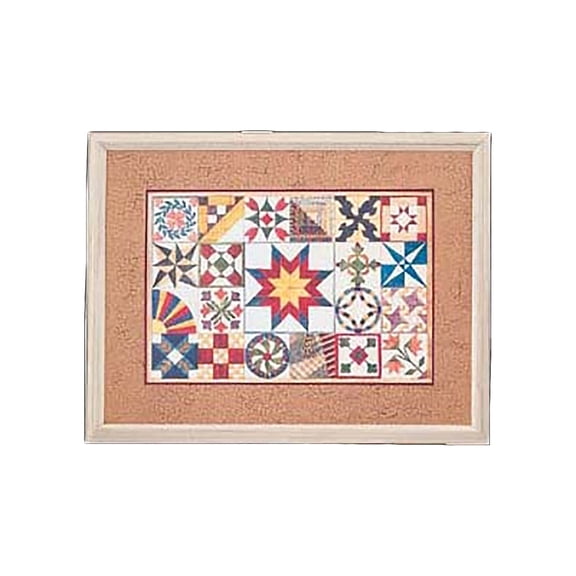 Prize Quilt Print Wood Frame 35.5" x 27.5" Wall Art | Renovator's Supply