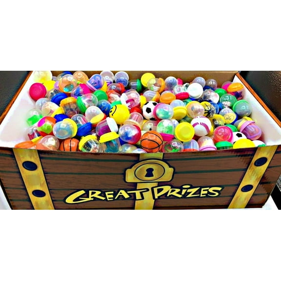 Prize Treasure Toy Box, Rewards, 1-inch Capsuled Toys