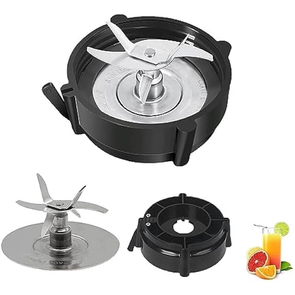 Pro 1200 Blender Blade Compatible with Pro 1200 Blenders with with Jar Base Bottom and Rubber O-Ring Gasket for Pro 1200 Blender Replacement Parts Compatible with Oster