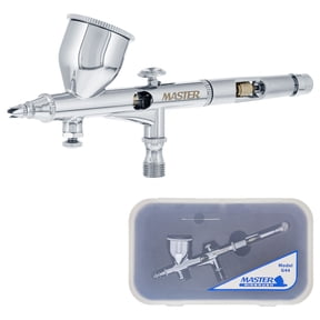 Pro .2 Micro Precision Dual-Action Gravity Airbrush Set Kit MAC Auto Paint Hobby