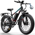 thumbnail image 1 of Pro 26" 4.0 Fat Tire Electric Bike,750W E-Mountain Bicycle with NFC for Adult, 28MPH 48V 15Ah Removable Battery,7-Speed Ebike UL2849(Blue), 1 of 8