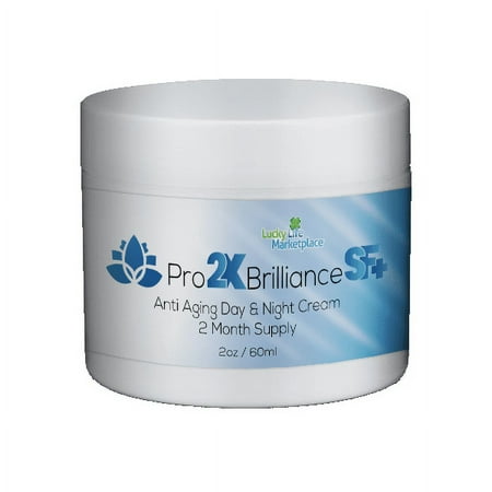 Pro 2x Brilliance SF + Cream - Anti Aging Day & Night Cream - 2 Month Supply - Skin Firming Face Cream - Reduce Wrinkles Appearance - Promote Long-Lasting Hydration - Help Improve Uneven Skin Tone