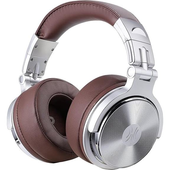 Pro-30 Over Ear Headphone, Wired Premium Stereo Sound Headsets with 50mm Driver, Foldable Comfortable Headphones with Protein Earmuffs and Shareport for Recording Monitoring Podcast PC